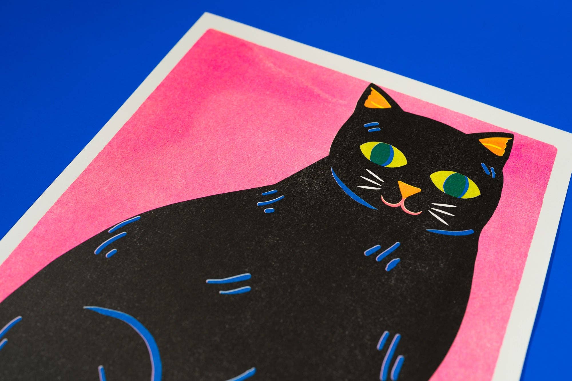 naomi wilkinson illustration - Wholesale Art Print - Black Cat Print3