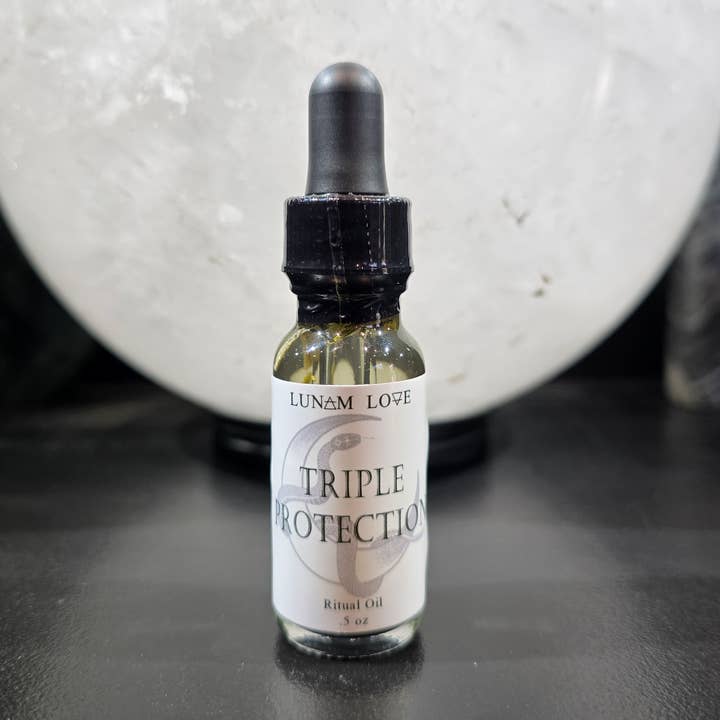 Olio rituale a tripla protezione per la vendita all'ingrosso da parte di Lunam Love