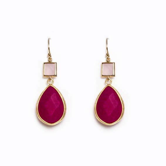 BOUCLES D'OREILLES GOUTTE 2 GOUTTES pour la vente par Avenue Chic