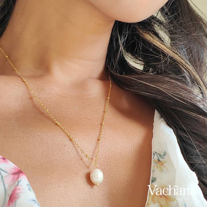 Collana di perle d'acqua dolce per la vendita all'ingrosso da parte di Vachana