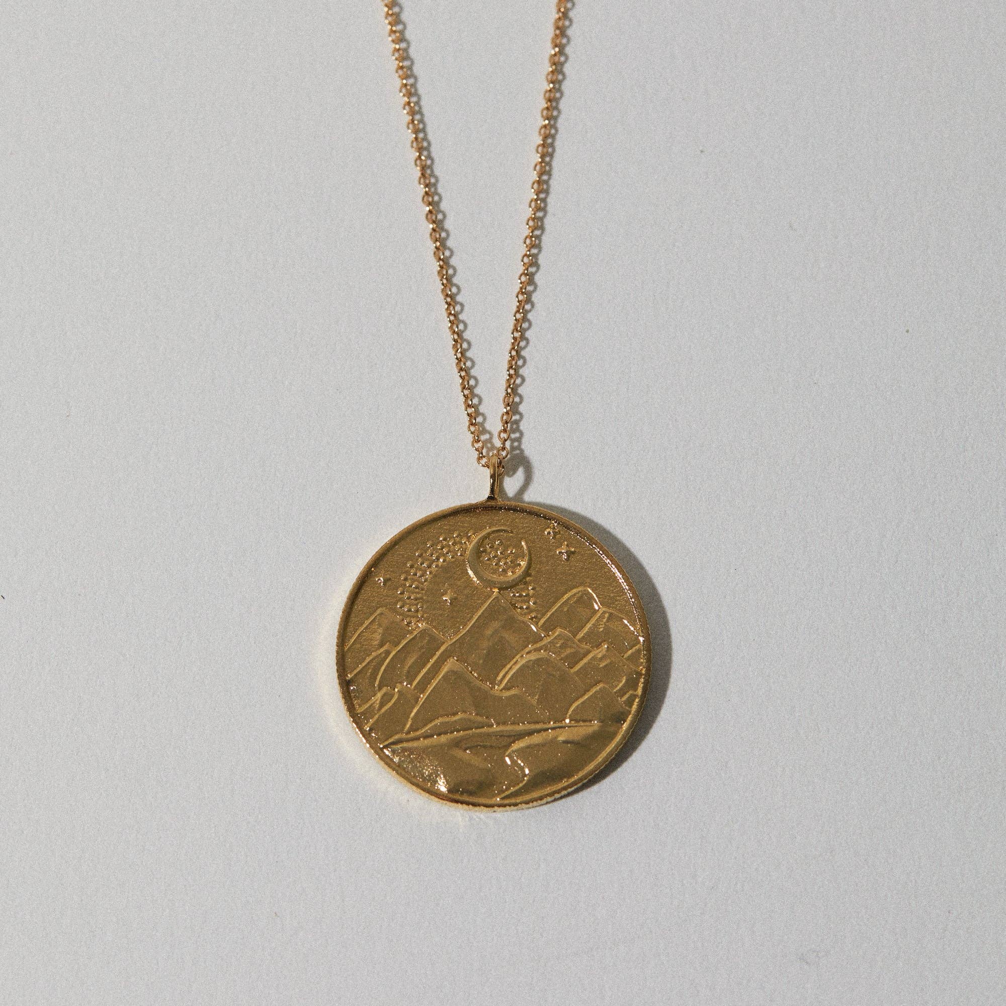 Studio Grun - Wholesale Pendant/Charm Necklace - Mountain Token Necklace1