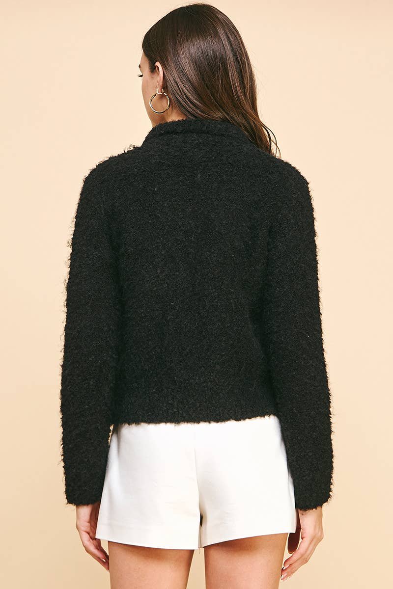 PINCH – Großhandel Jacke – Damen – PULLOVERJACKE MIT KNOPFLEISTE - 5310W5