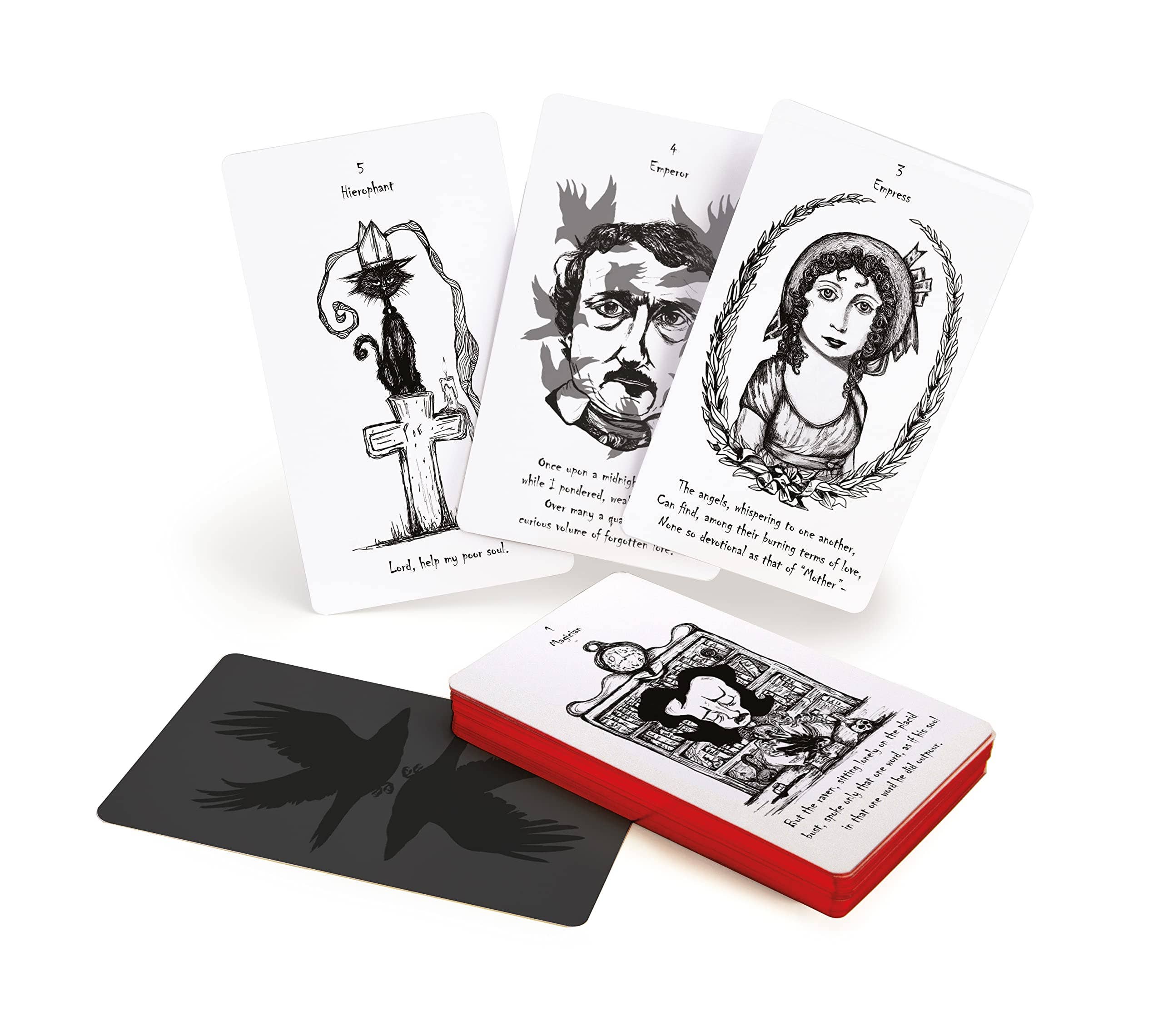 Cardshouse – wholesale Tarot-kort – The Poe Tarotkort Schiffer Publishing2