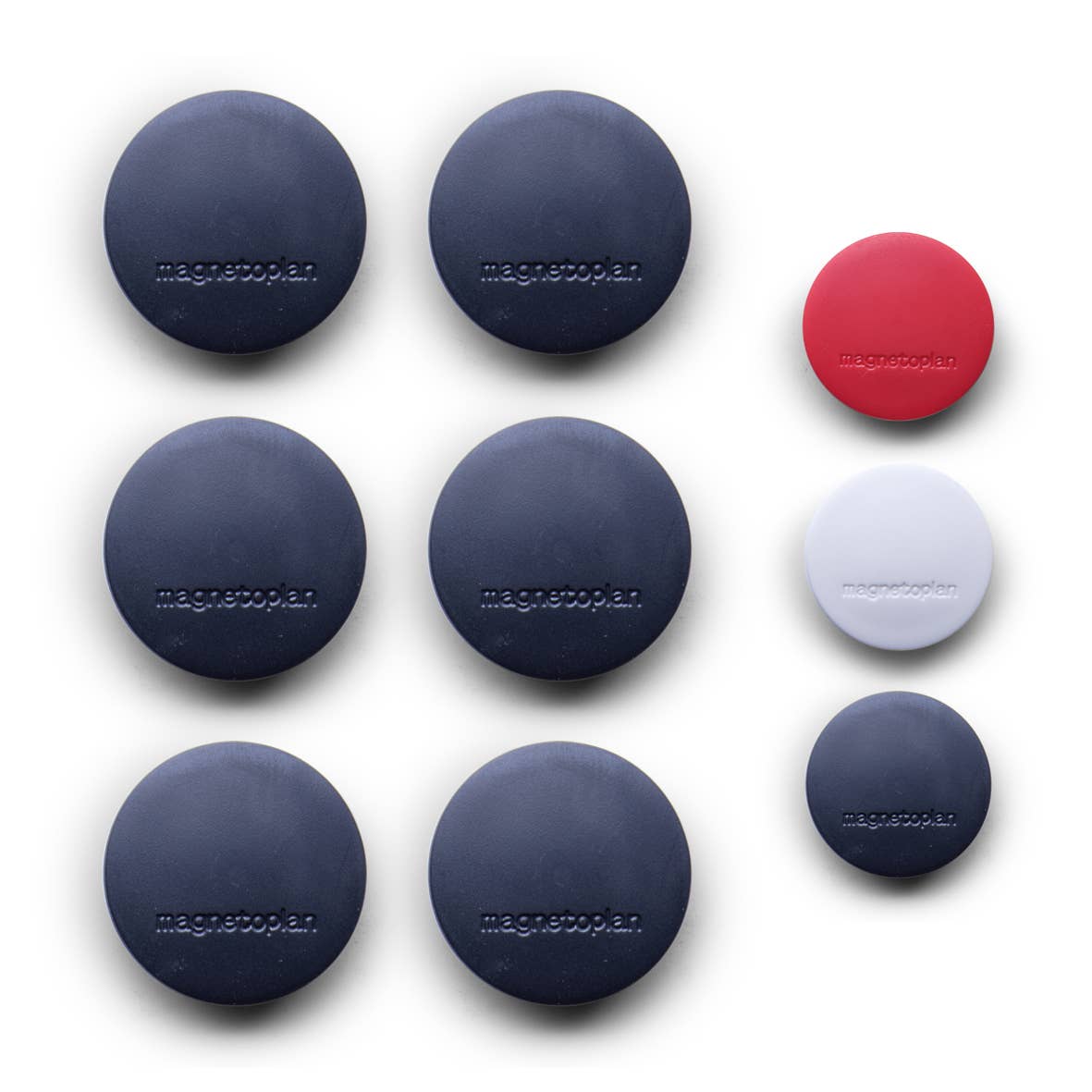 multicolor Juego de imanes, 6 piezas, plástico, surtido 3 colores. de venta al por mayor en Faire0