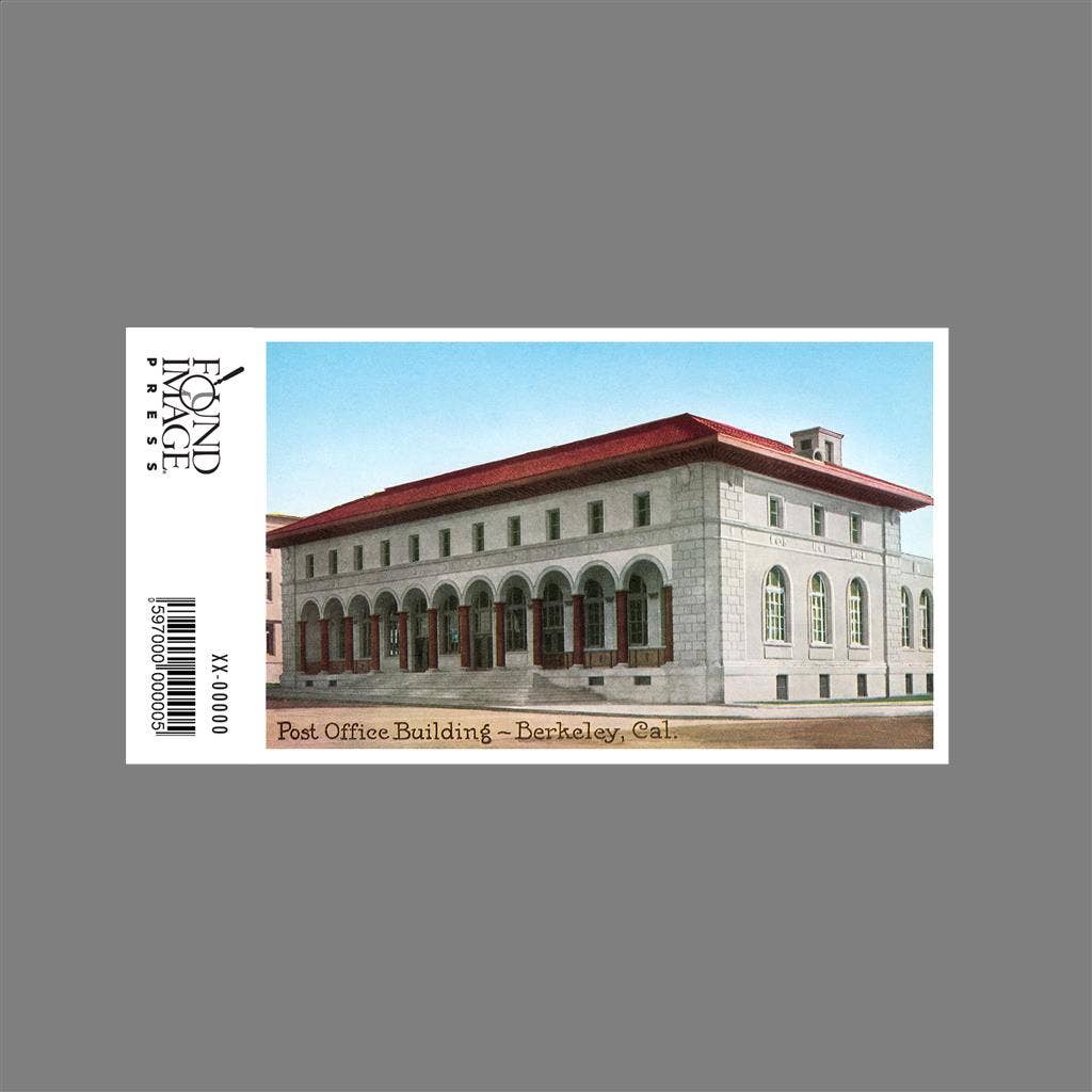 Found Image Press - Wholesale Sticker - Sticker BA-42 Post Office, Berkeley, California1