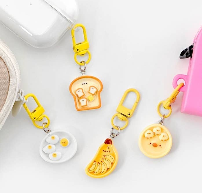 K-Wonderland - Wholesale Keychain - Women's - Breakfast Mini Keyring Key Chain Collection- Open Pack4