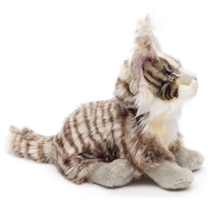 Uni Toys - Venta al por mayor Peluche - Niños y bebés - Gato Maine Coon, sentado (gris), peluche o peluche