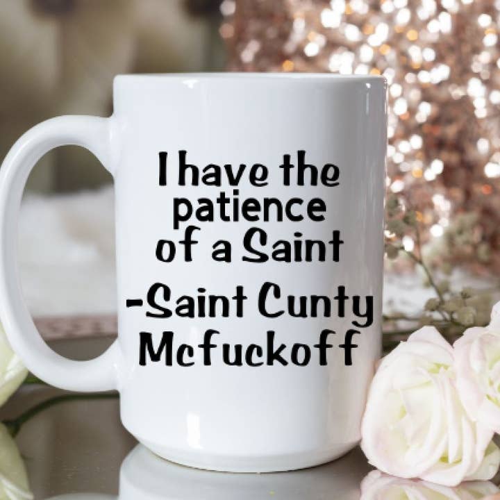 Tenho a paciência de uma Santa, Sainty McFuckoff por atacado de Knotty Nest