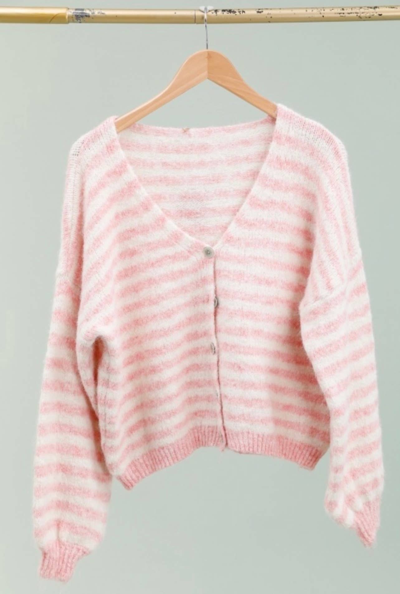 LÉA & LUC - Wholesale Cardigan - Women's - Striped cardigan REF. 510628