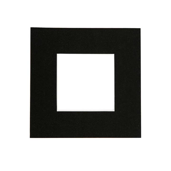 Rinkit Ltd - Venta al por mayor Marcos de fotos - Nicola Spring Picture Mount 8x8 Marco de fotos tamaño 4 x 4 negro