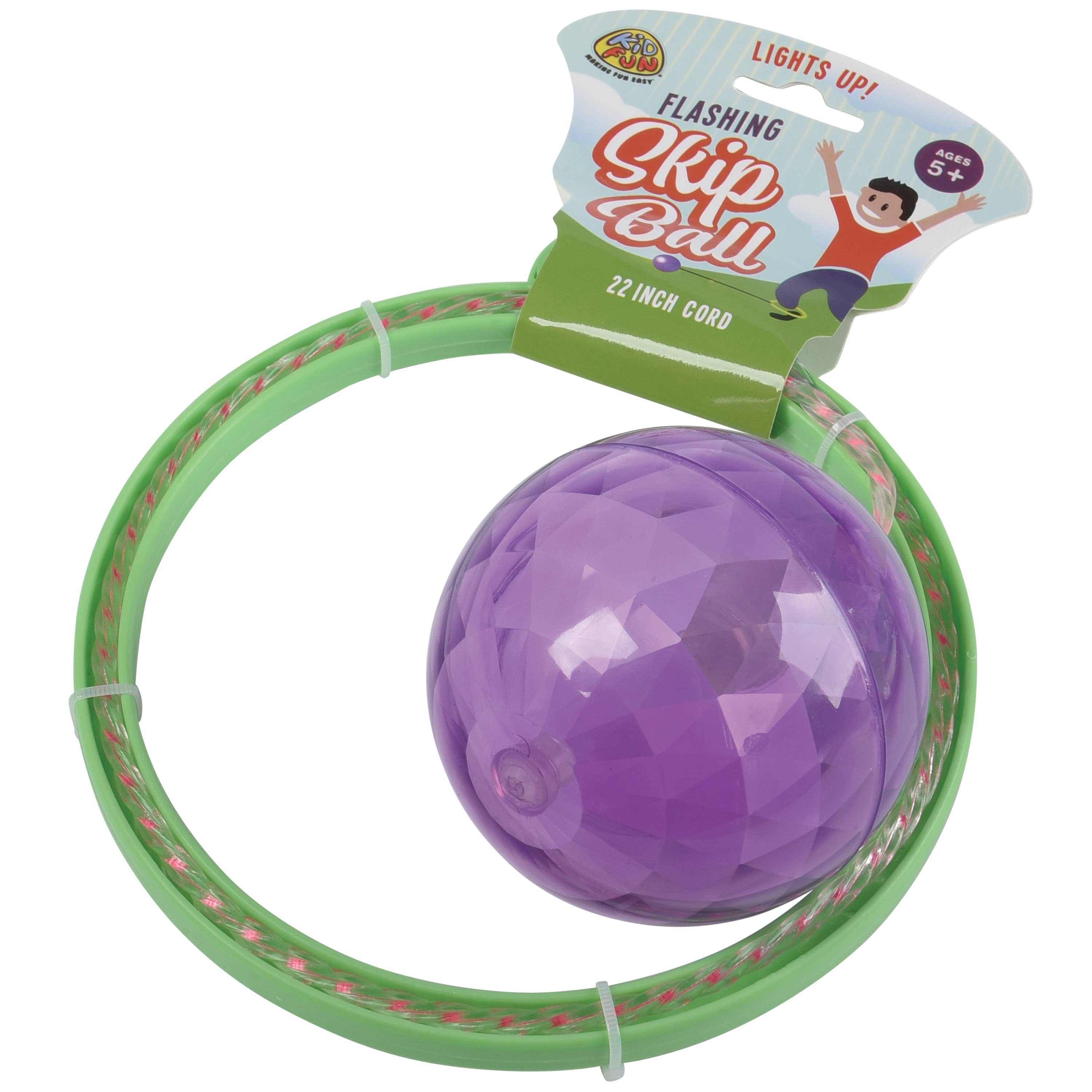 US Toy Company - Wholesale Classic Toy - Kids - Flashing Skip Ball 12-unit case pack3