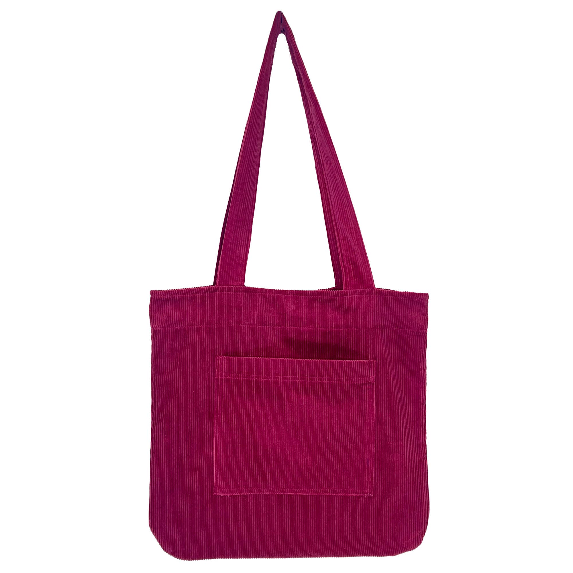 Anju Jewelry – Großhandel Tragetasche – Damen – Cord-Tote mit Fronttasche – verschiedene Farben14