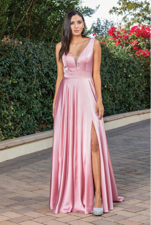 Dancing Queen Dress – wholesale Klänning - Dam – Hög slits och plisserad kjol balklänning4