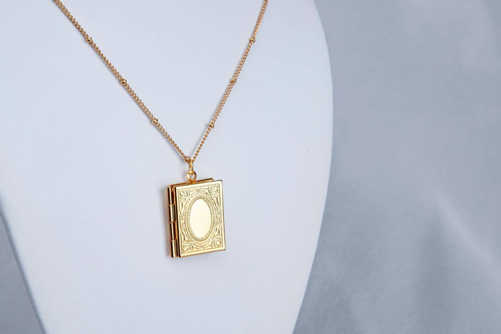 Mumu Beads - Wholesale Locket Necklace - Book Locket Necklace4