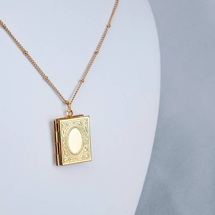 Mumu Beads - Wholesale Locket Necklace - Book Locket Necklace4