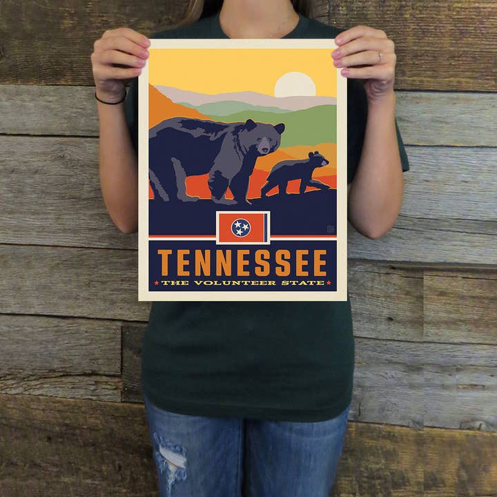 Stampa artistica Tennessee (State Pride) per la vendita all'ingrosso da parte di Anderson Design Group