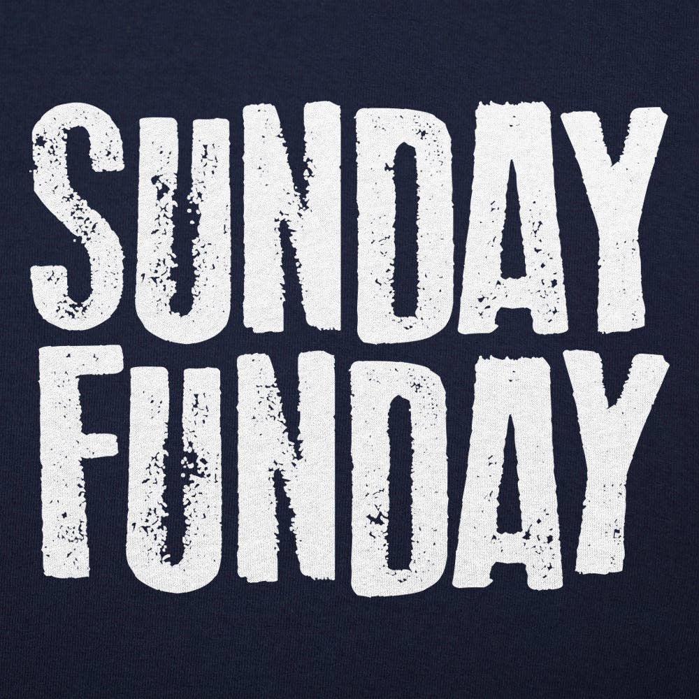 6DS - Wholesale T-shirt met print - Heren - Sunday Funday T-shirt voor heren1