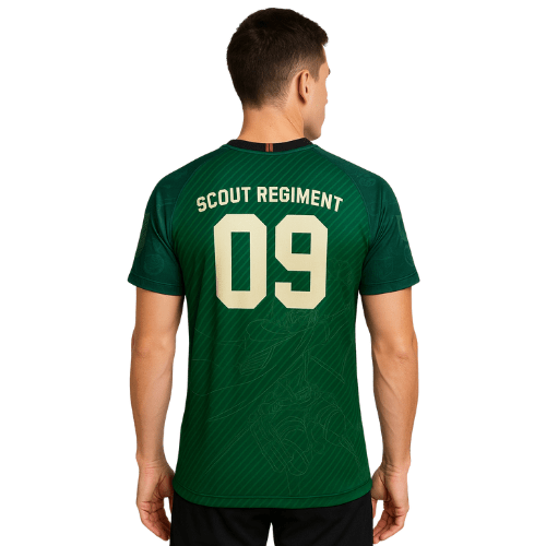 COTTON DIVISION - Wholesale Jersey - Men's - Scout Regiment Pop Culture Football Jersey1