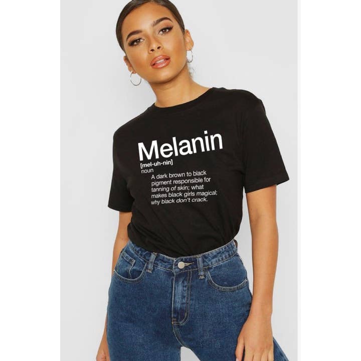 MELANIN GRAPHIC WOMEN TEE for wholesale by Polar bee