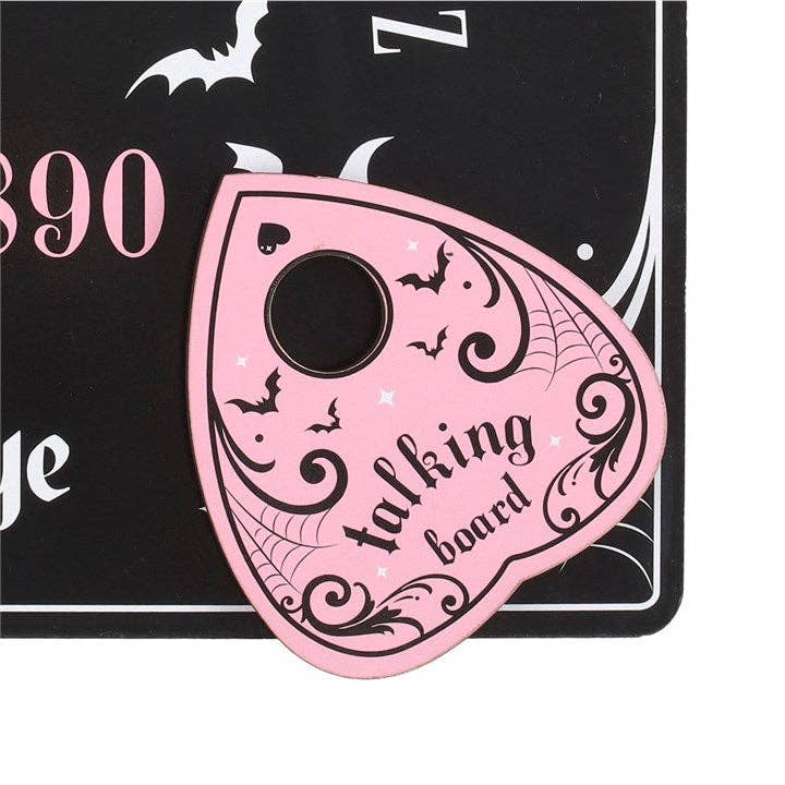 Something Different Wholesale - Wholesale Spirit Board - Pastel Pink and Black Gothic Ouija Talking Board3