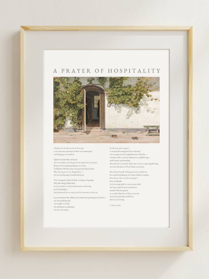 Prayer of Hospitality Art Print for wholesale by These Stones