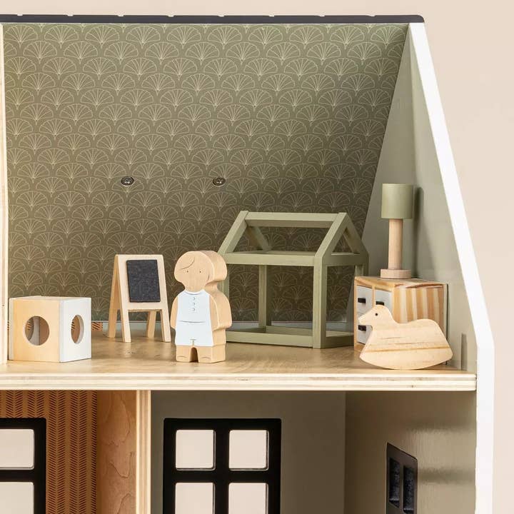 Coco Village - Wholesale Doll Accessory Kit - Kids - Wooden Doll House Kids Room Furniture (7pcs)8