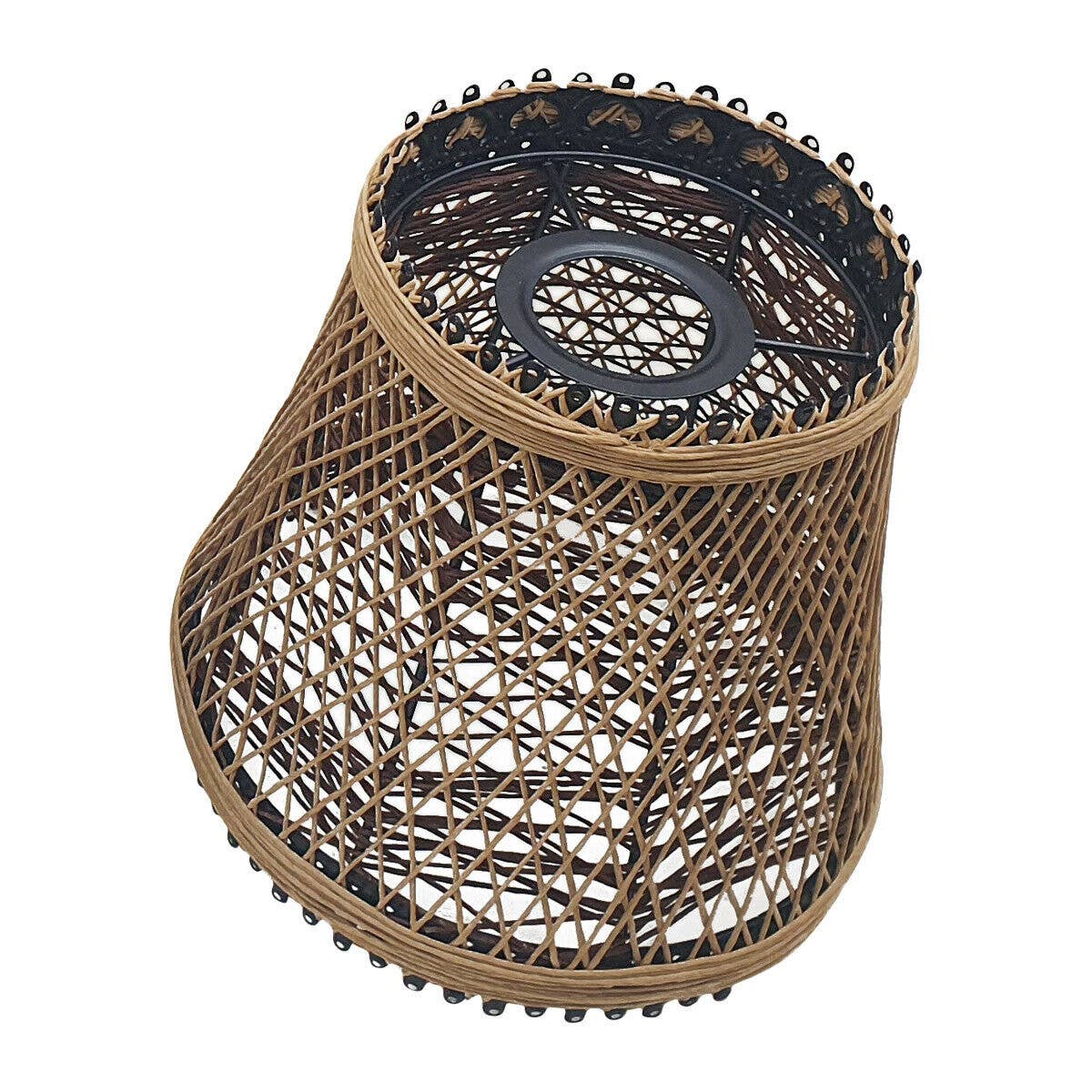 Ledsone – wholesale Chandelier/hanging light – Nest Bird Cage Pendant Light Woven Rattan Creative Lamp Cage2