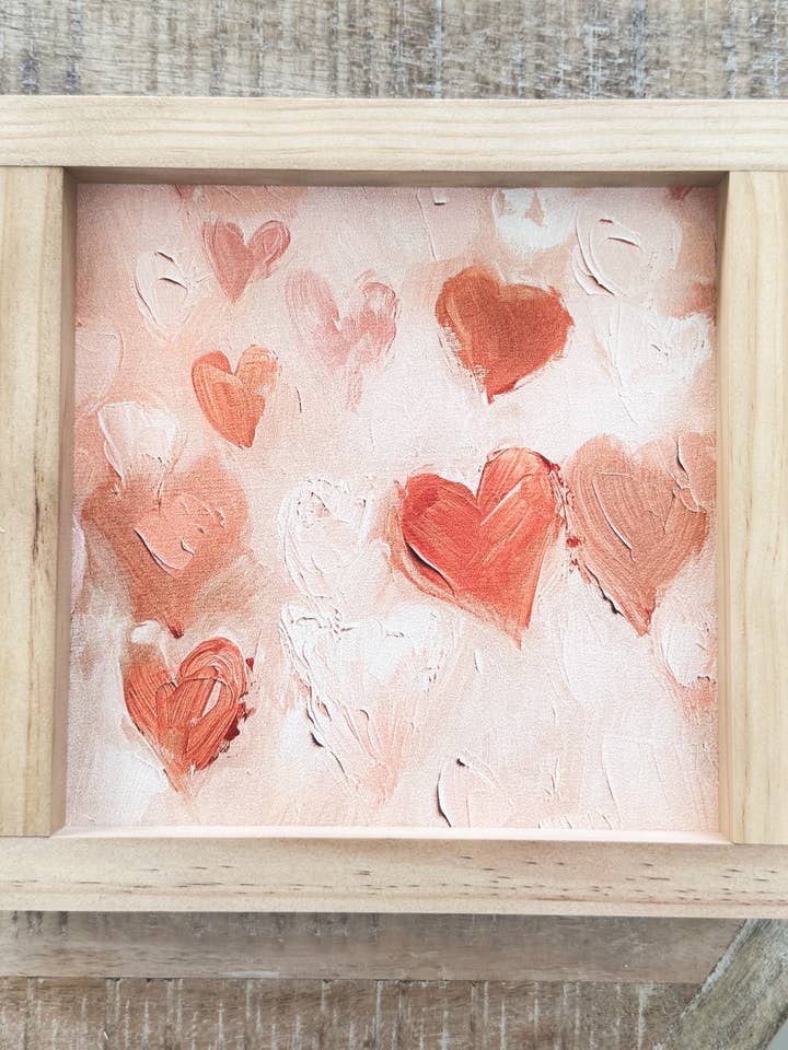Vintage Hearts | Valentine's Day Decor, Wood Sign for wholesale by Lily and Sparrow
