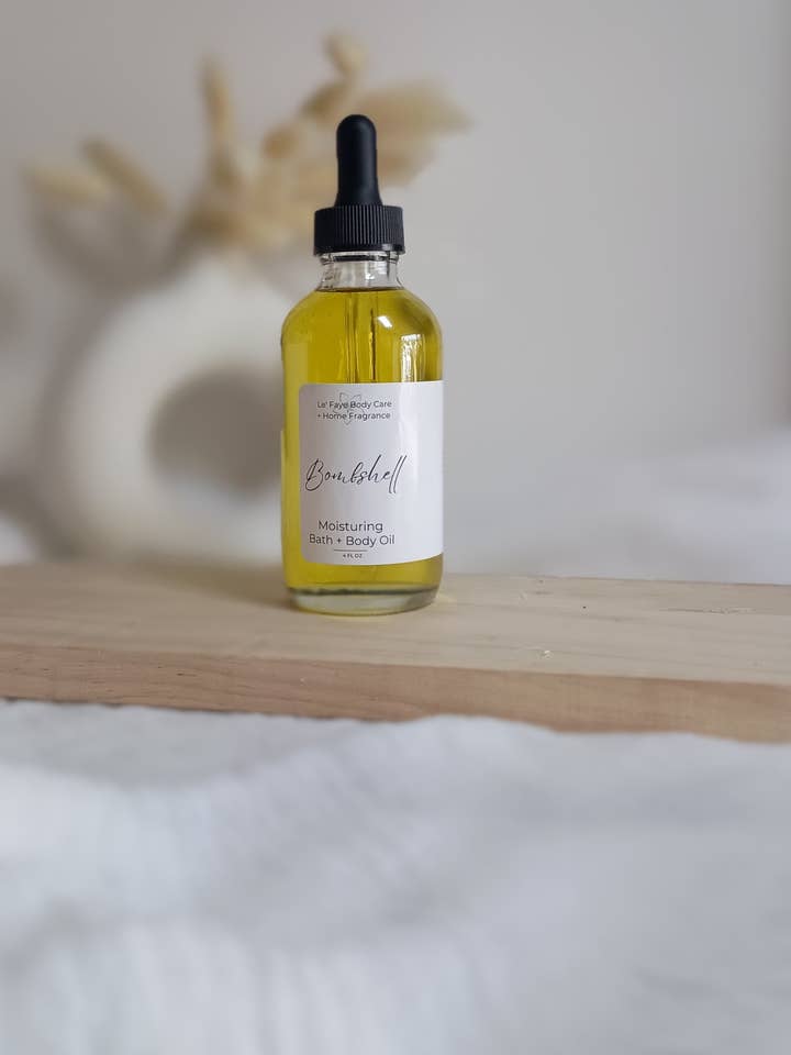 Bombshell | Bath & Body Oil for wholesale by Le' Faye Body Care