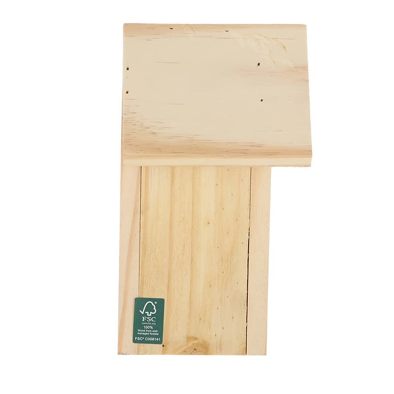 Esschert Design USA - Wholesale Bird House - Birdhouse w/Winter Wren Line Drawing, Wood2