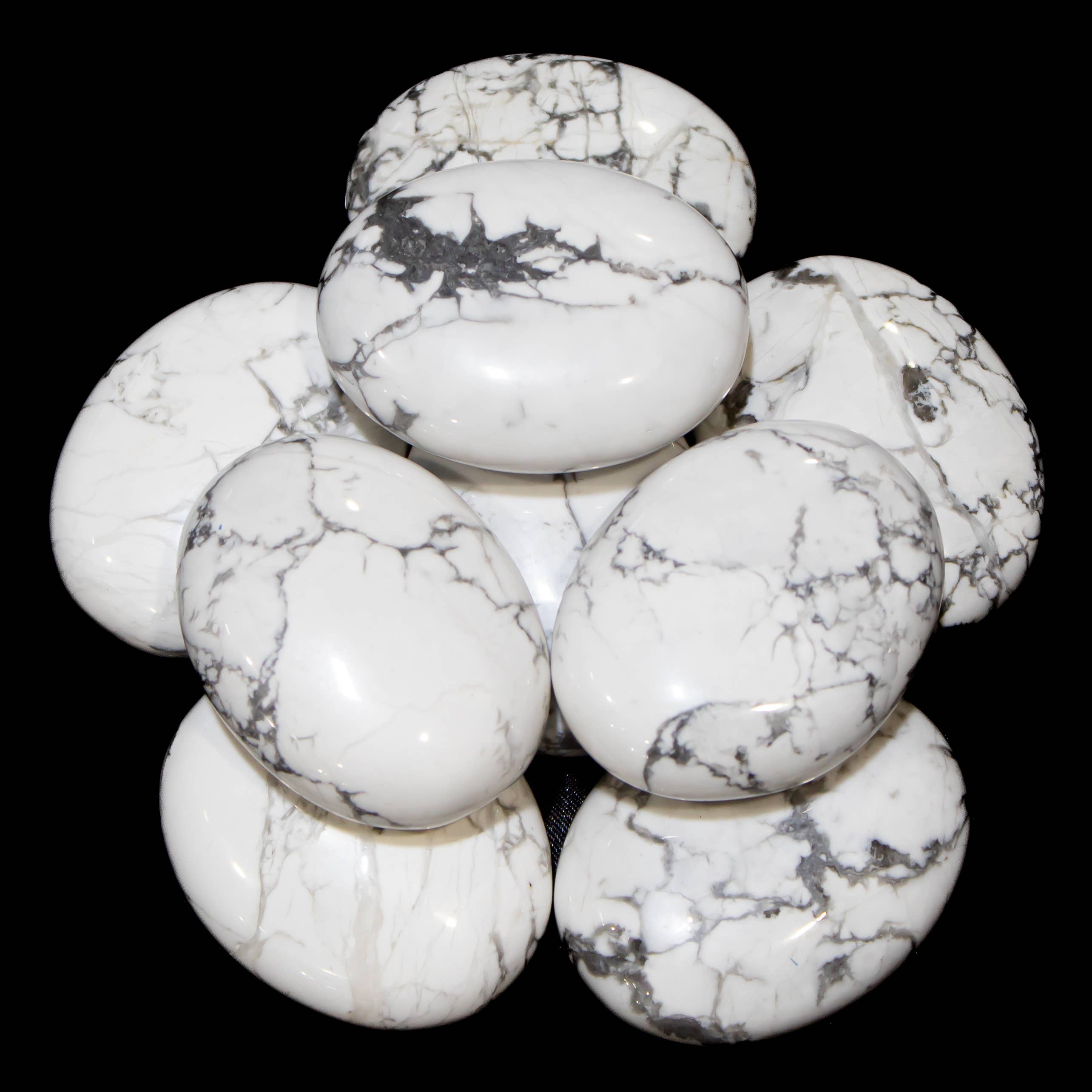 Quasar Gems USA - Vendita all'ingrosso Pietra/cristallo spirituale - Cuscini di Howlite Bianca 1/2 KG 1,1 libbre2