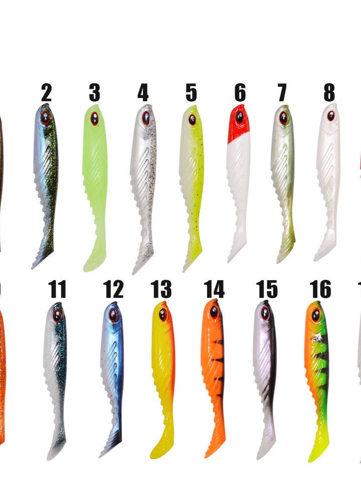 Plastica morbida T-Tail per la vendita all'ingrosso da parte di Cod Pro Shop