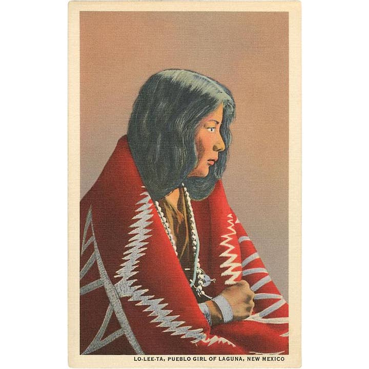 Art Print NA-150 Lo-Lee-Ta, Laguna Pueblo Girl for wholesale by Found Image Press