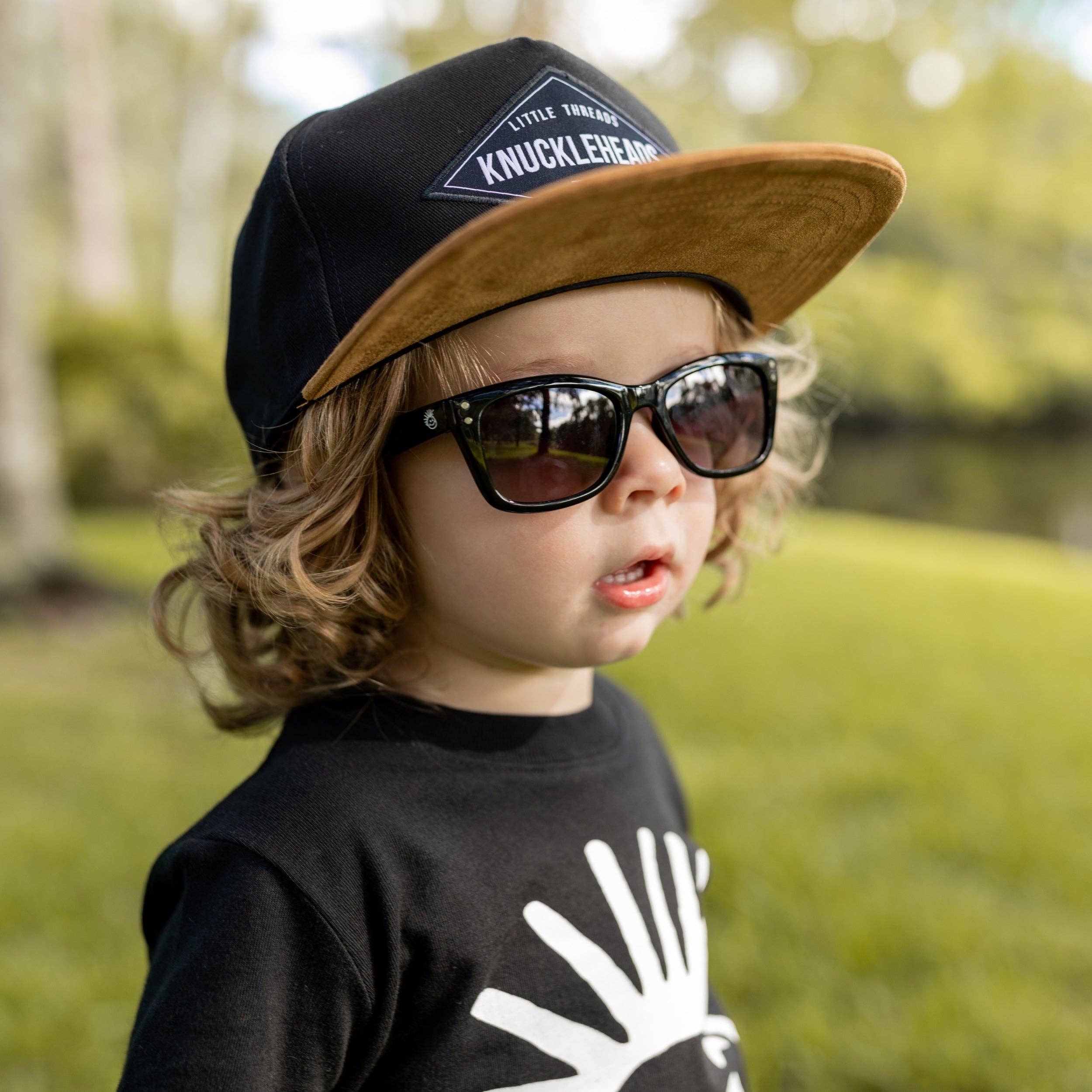 Black Hat for Infant | Eli Newborn Snapback Hats for wholesale on Faire5