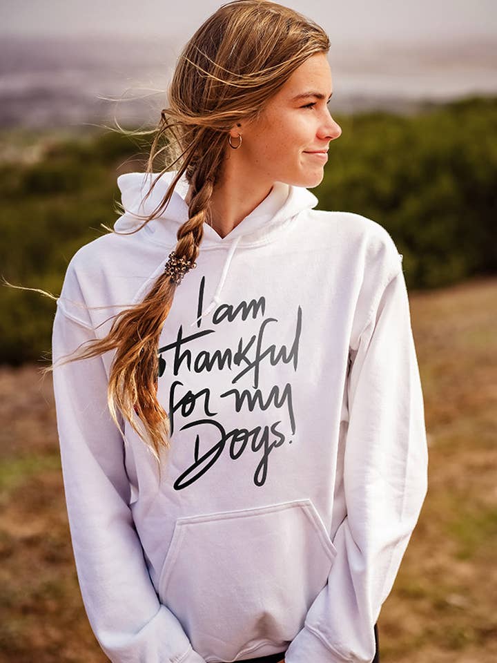 Sudadera con capucha Thankful for My Dogs para venta al por mayor de PAWZ