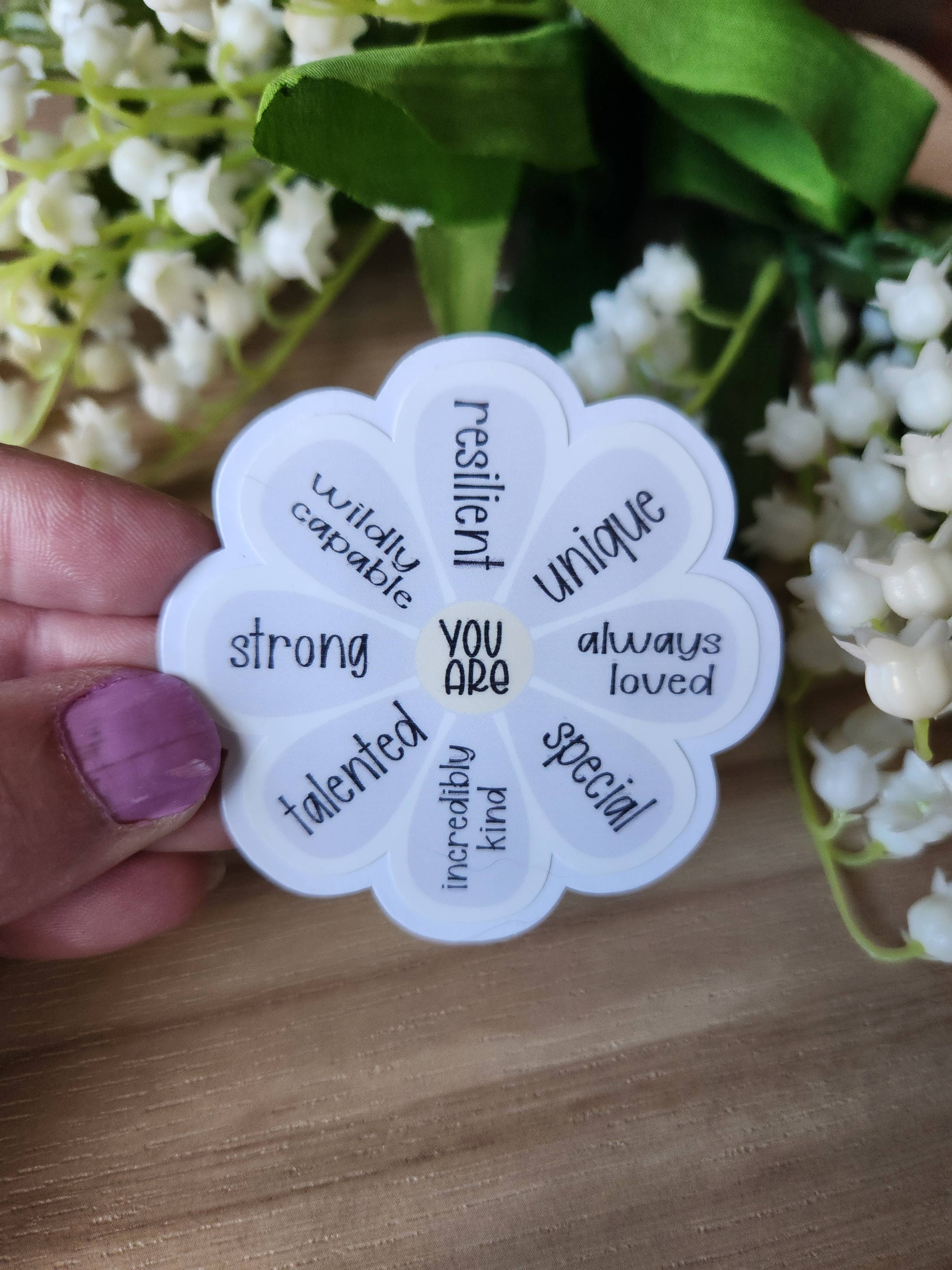 Blu Butterfly Stickers - Wholesale Sticker - Positive affirmation sticker5