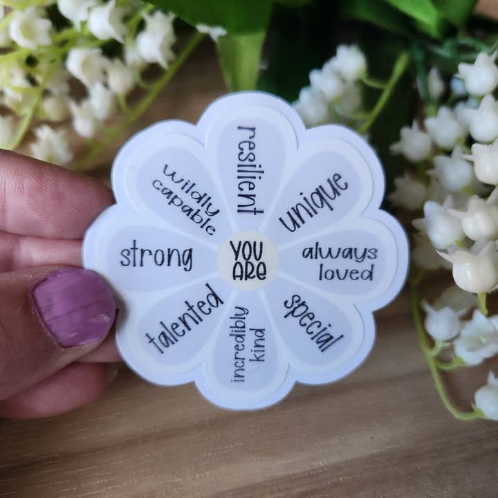 Blu Butterfly Stickers - Wholesale Sticker - Positive affirmation sticker5