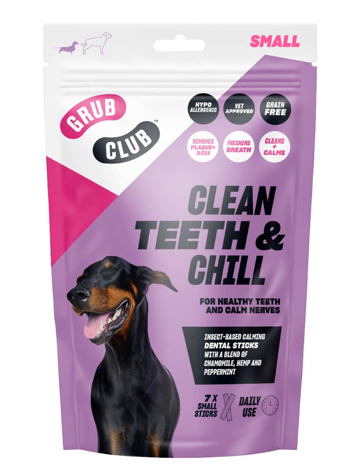 CLEAN TEETH & CHILL (SMALL) - Calming Dental Sticks for wholesale by Grub Club