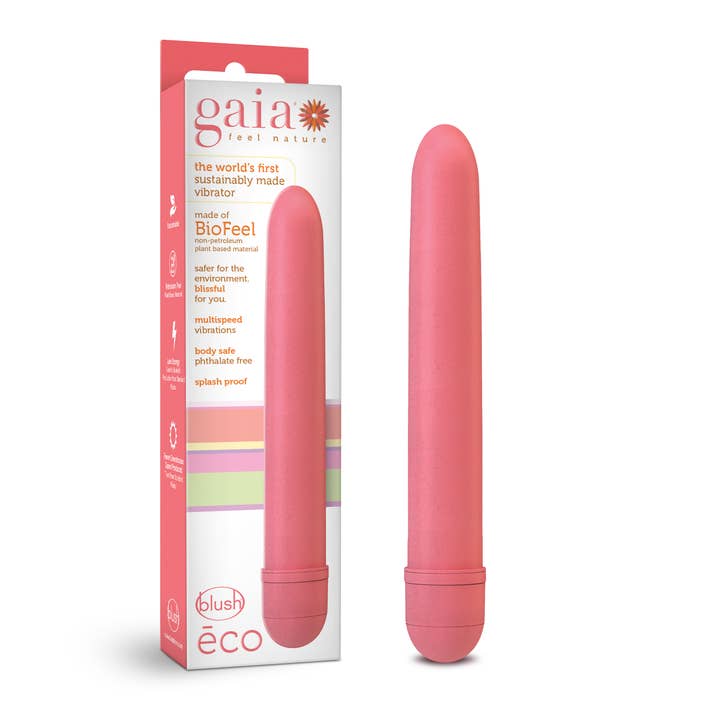 Blush - Wholesale Sex Toy - Gaia Eco - Earth Friendly - Powerful Classic Vibrator