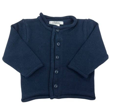A Soft Idea - Wholesale Cardigan - Baby - 2814 - Rolled Edge Button Front Cardigan7