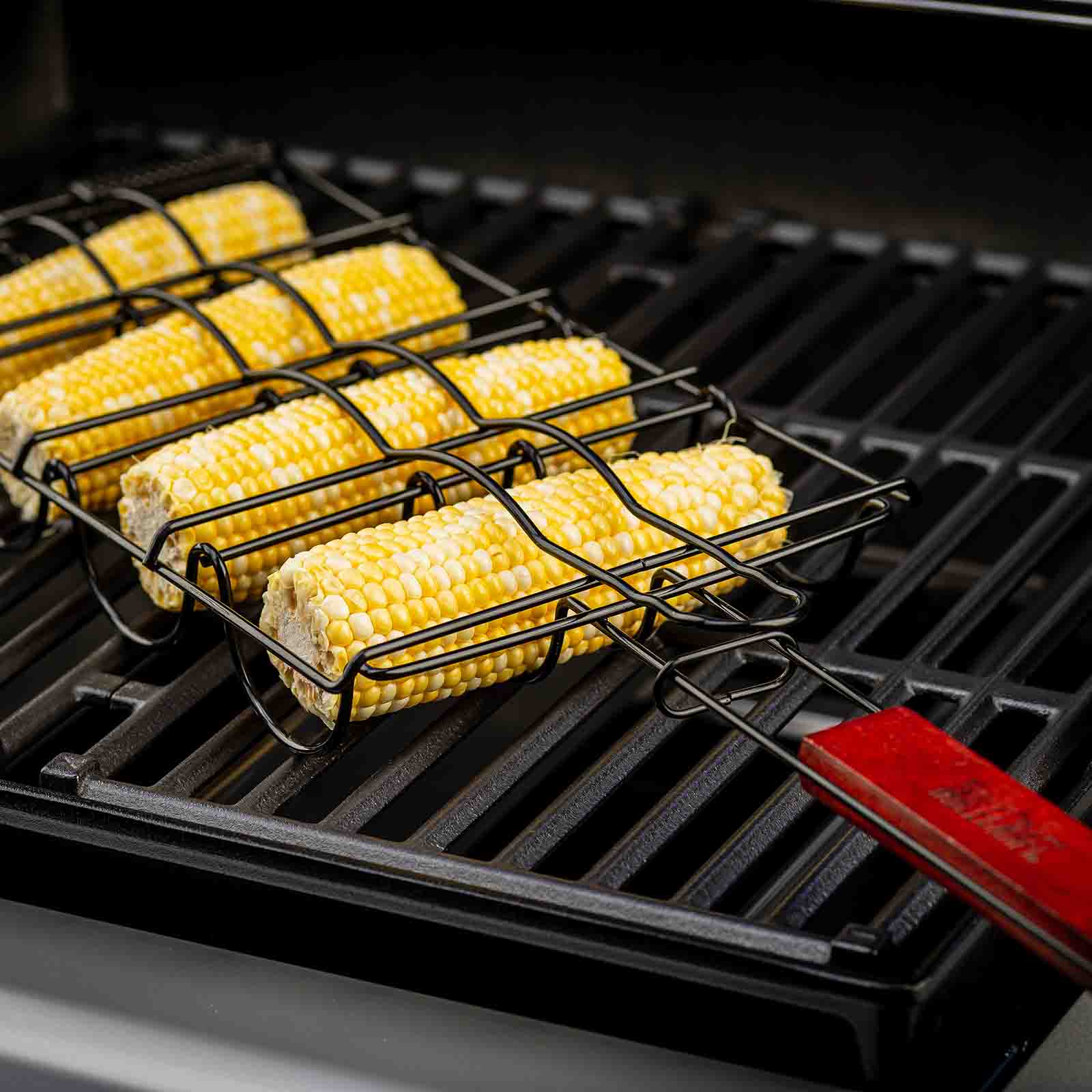 TableCraft Products Company - Wholesale Outdoor Grill Tools - Corn Holder Grilling Basket with Handle7
