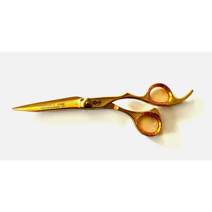 HASHIR PRODUCTS - Wholesale Pet Grooming Tool - Dog - Gold GERMAN Dog Pet Grooming Scissors Stainless Steel 7"