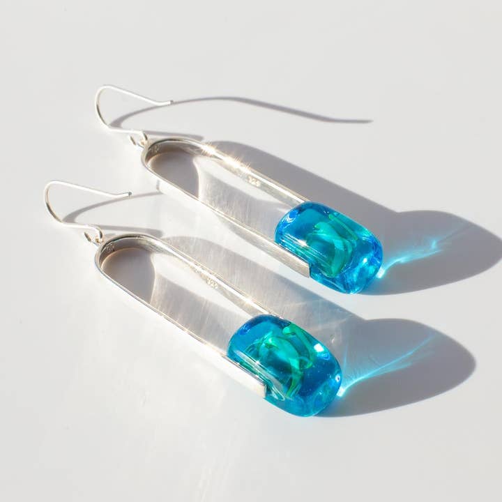 Empire Luxe Marine - Sølv Øreringe for engroshandel hos OR Design