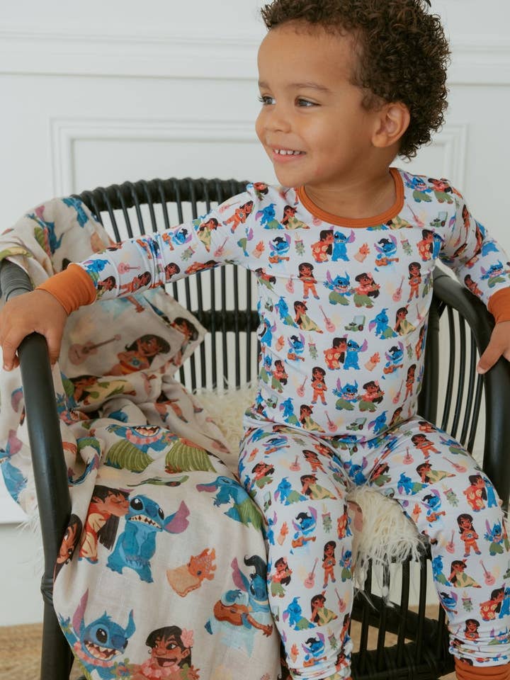 Ellie Sue - Wholesale Sleepwear Set - Kids - Ohana Pajama Set