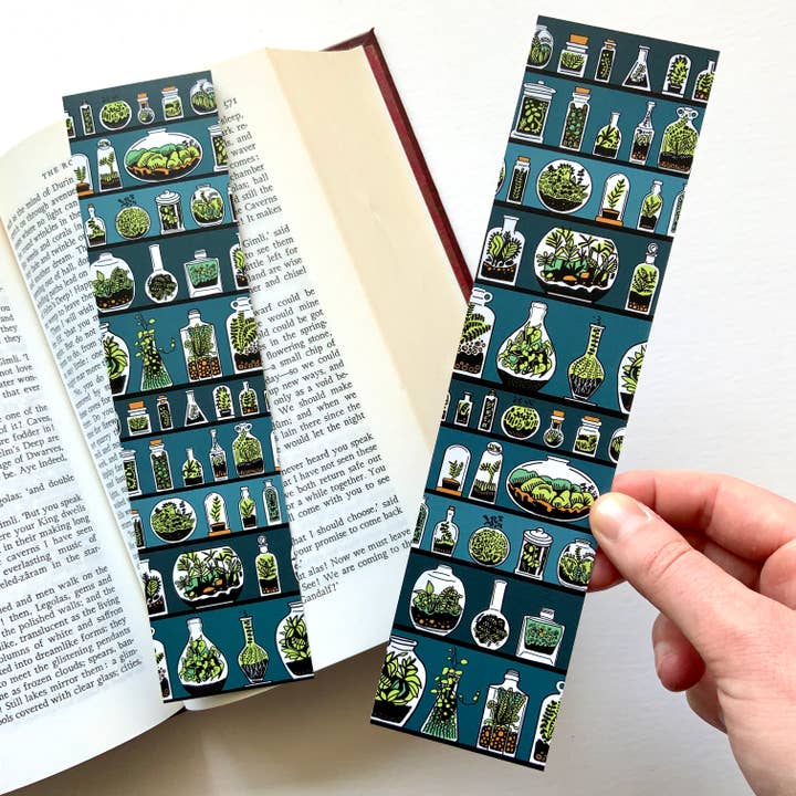 Bookmark/ Terrarium Bottles for wholesale by Freya's Prints