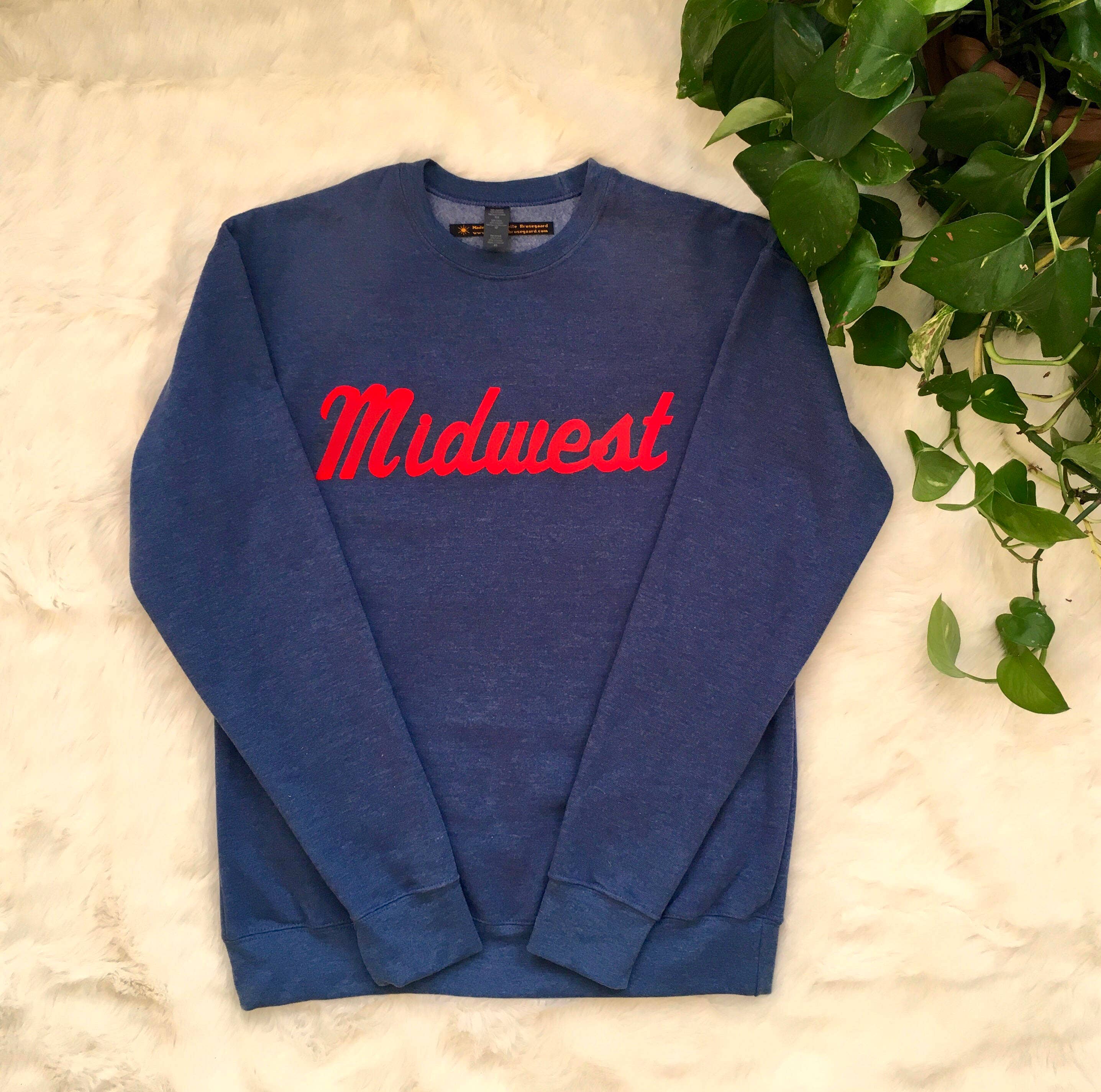 MBMB - Wholesale Graphic Sweatshirt - Unisex - Midwest Unisex Flock Sweatshirt3