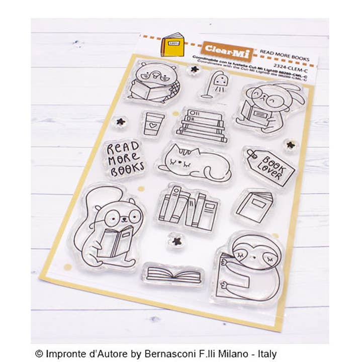 Clear polymer stamps Read more Books for wholesale by Impronte D'Autore