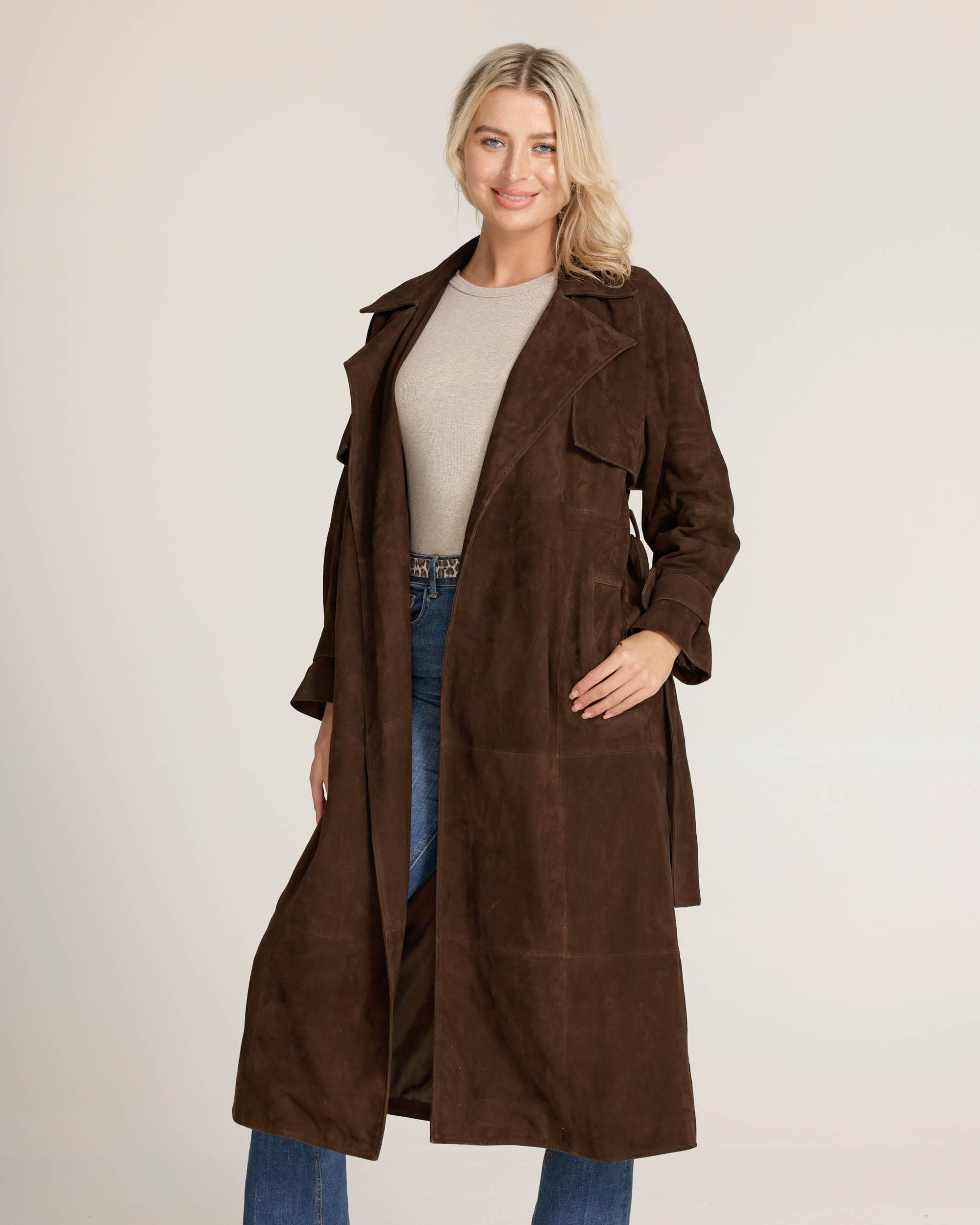 Amsterdam Heritage Leather Belts, Bags, Jackets & Apparel - Wholesale Leather Jacket - Women's - Venice | Leather Trench Coat21