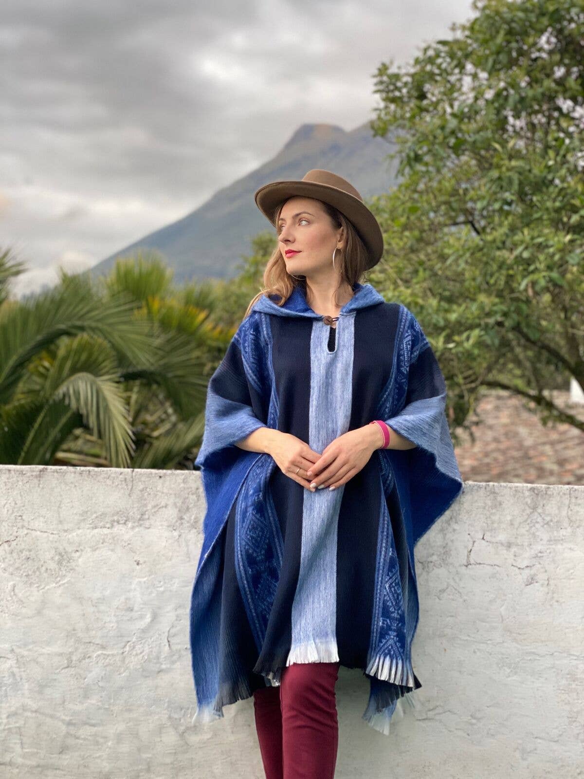 ECUALAMA - Wholesale Poncho - Uniseks - Poncho-trui van alpacawol voor baby's - met franje6