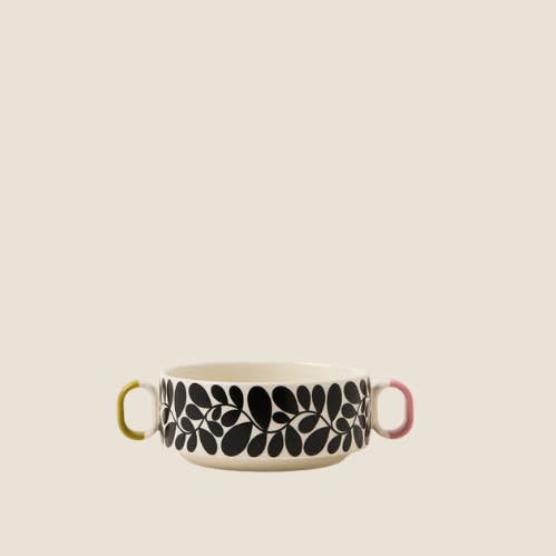 Bol à céréales Sycamore Stripe noir – ORLA KIELY pour la vente par Orla Kiely